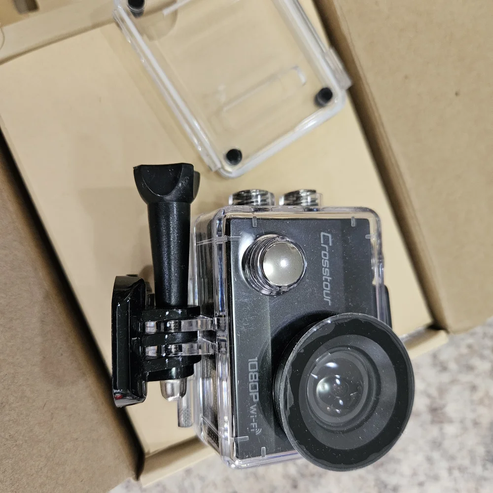 Black Underwater Action Camera